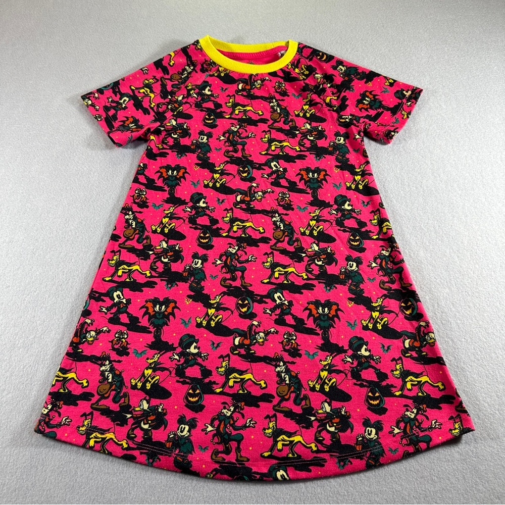 Disney Parks Mickey Minnie Mouse Halloween Nightshirt Short‎ Sleeve Size 5/6